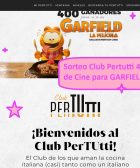 Sorteo Club Pertutti de 400 Entradas de Cine para GARFIELD La Película