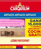 Sorteo por compra Galletas CHIQUILIN ORIGINAL ¡Regalan 15.000€ y 10 Lotes de productos!