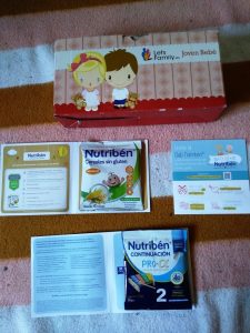 muestras gratis bebés leche y cereales Nutriben