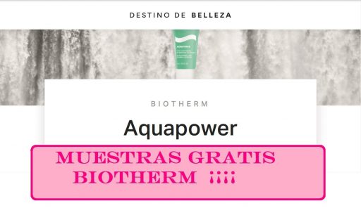 muestras gratis Biotherm Aquapower