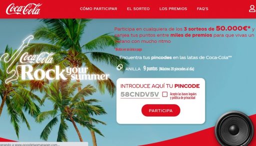 promoción coca cola verano 2020