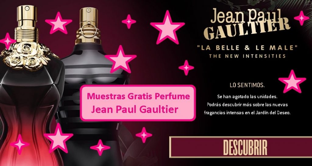 muestras gratis perfume jean Paul Gaultier