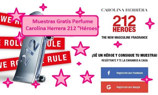 Muestras Gratis de Perfume Carolina Herrera 212