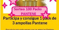 SORTEO 100 PACKS PANTENE AMPOLLAS MASCARILLA EN 1 minuto