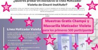 MUESTRAS GRATIS CHAMPU Y MASCARILLA MATIZADOR VIOLETA