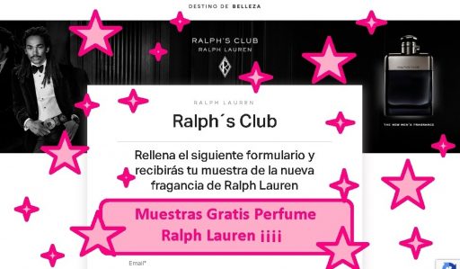 muestras gratis de perfume ralph lauren