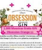 muestras gratis obsession orange gin