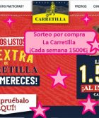 sorteo por compra La Carretilla Cada semana 1500 euros