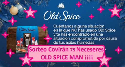 sorteo covirán 75 neceseres old spice man