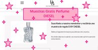 muestras gratis perfume diesel