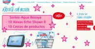 Sorteo Agua Bezoya de 10 Alexas Echo Shown 8