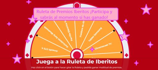 Ruleta de Premios Iberitos ¡Participa y sabrás al momento si has ganado!
