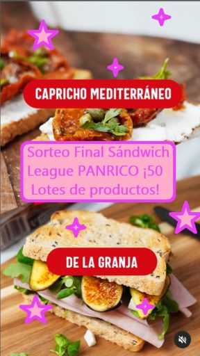 Sorteo Final Sándwich League PANRICO ¡50 Lotes de productos!