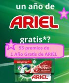 Sorteo ARIEL 55 premios de 1 Año Gratis de ARIEL